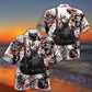 Viking Warrior Hawaiian Shirt With All Over Print For Tropical Holiday Resort Parties And Everyday Style