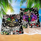 Dart Game Funny Quote Beach Shorts Pattern View For Resort Days And Outdoor Activities