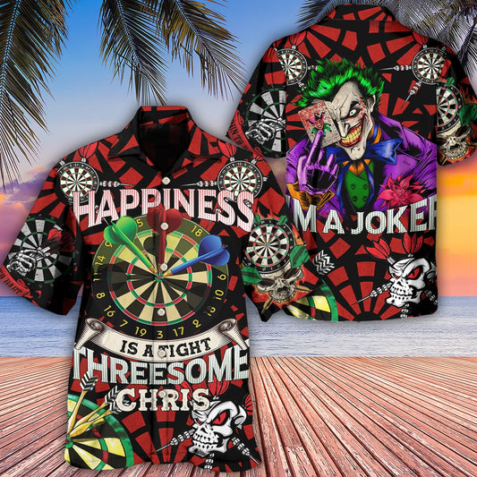 Dart Creative Pattern Hawaiian Shirt For Sports Fans, Summer Outings, And Relaxed Vacation Wear