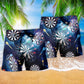 Galaxy Darts Beach Shorts Pattern Detail For Everyday Outings And Flexible Everyday Wear
