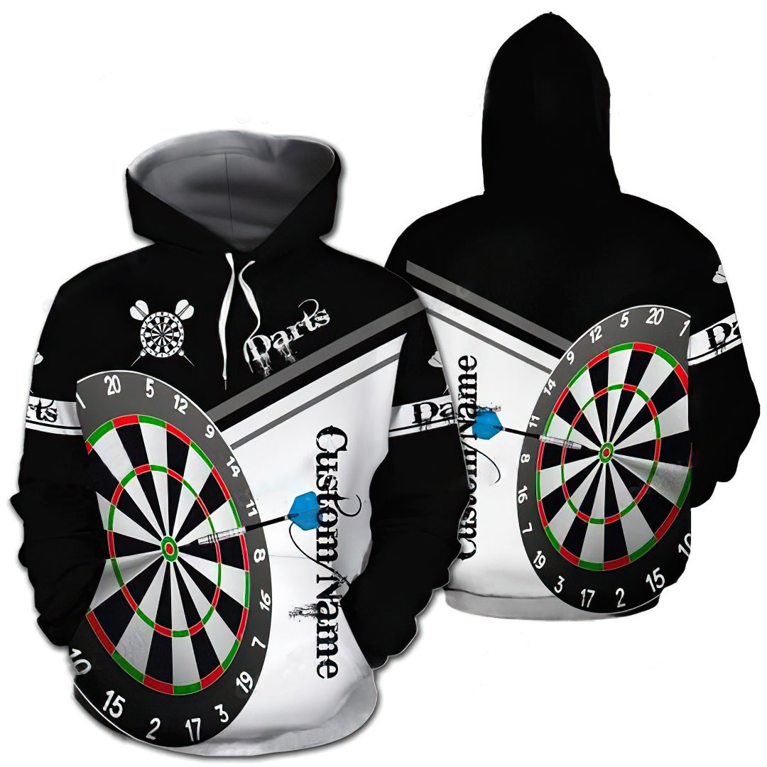 Black Darts Personalized Hoodie For Hobby Enthusiasts Casual Outings Travel And Everyday Comfort