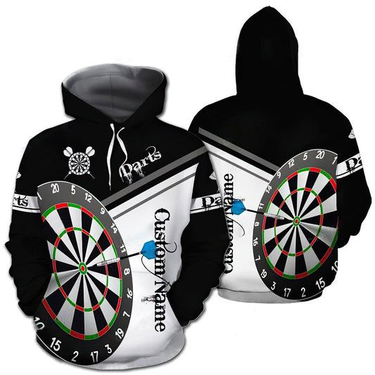 Black Darts Personalized Hoodie For Hobby Enthusiasts Casual Outings Travel And Everyday Comfort