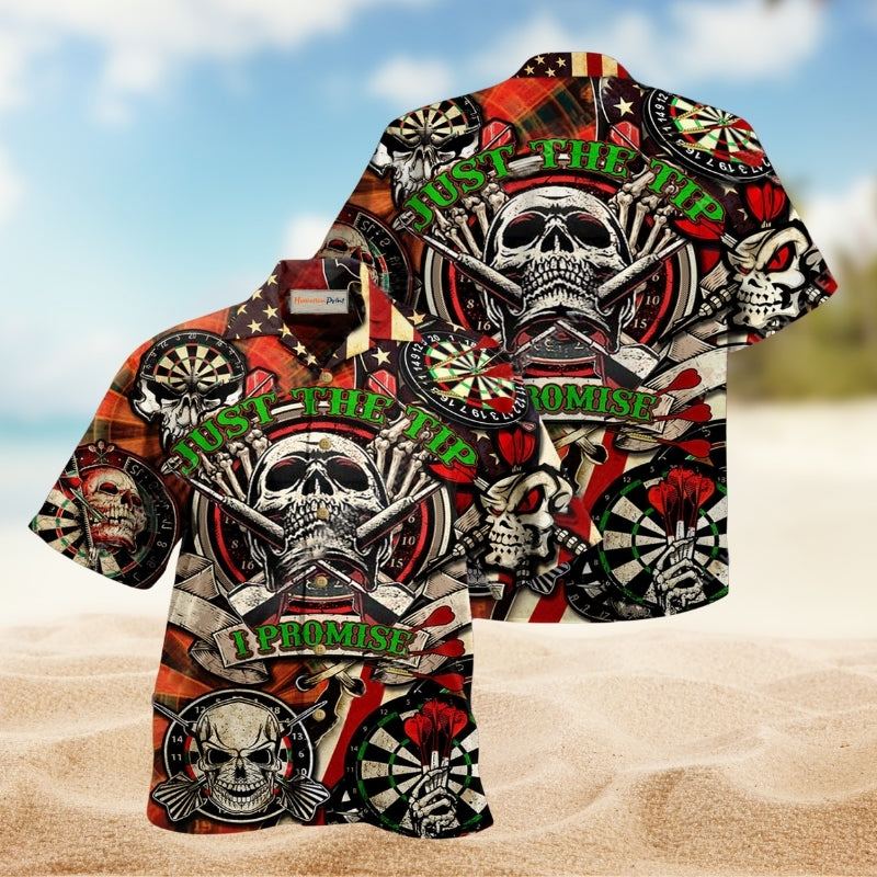 Darts Precision Hawaiian Shirt For Coastal Adventures Outdoor Gatherings And Casual Warm Weather Wear