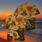 Vintage Casino Card Hand Hawaiian Shirt With Detailed Graphic For Beach Getaways Resort Outings And Thoughtful Gifting