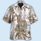Deer Forest Hawaiian Shirt Artwork Detail For Tropical Trips And Casual Outings