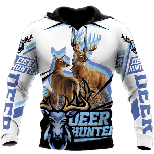 Deer Hunter Outdoor Hoodie For Forest Outings Travel Days And Relaxed Casual Comfort