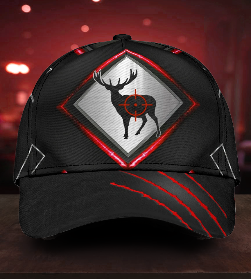 Deer Hunting Center Focus Outdoor Classic Cap For Daily Outfits Festivals And Thoughtful Gift Giving
