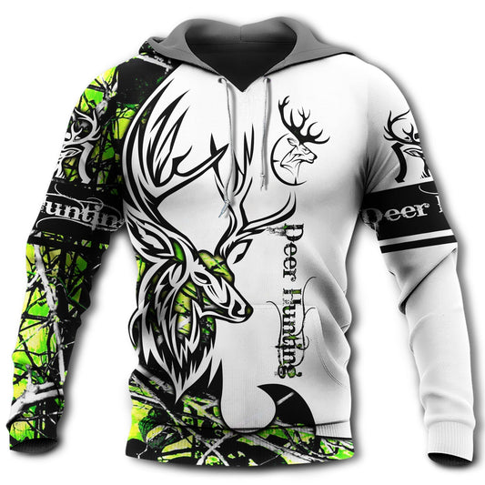 Green Deer Hunting Hunter Hoodie For Country Outings Camping Travel And Thoughtful Gifting
