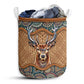Deer Hunting Rattan Style Laundry Basket For Bathroom Bedroom Storage