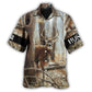 Deer Hunting Forest Outdoor Hawaiian Shirt For Coastal Travel, Casual Events, And Comfortable Summer Wear