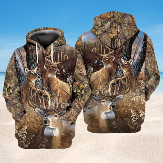Vintage Deer Hunting Sunset Hoodie For Nature Trips Casual Streetwear And Comfortable Outfits