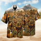 Deer In The Dry Forest Hawaiian Shirt For Resort Vacations Animal Fans And Casual Warm Weather Style