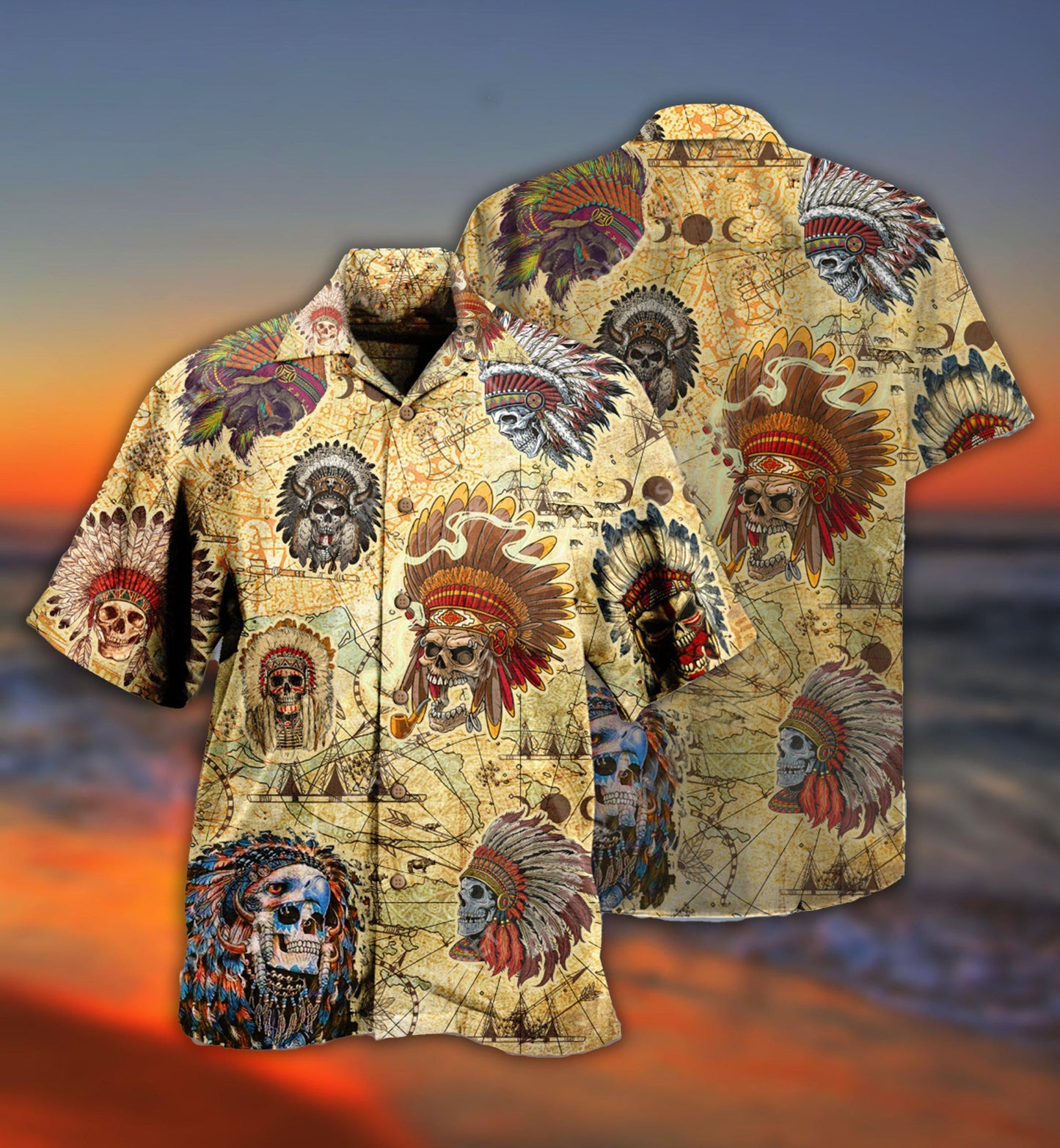 Bohemian American Definitely Hawaiian Shirt Design View For Resort Travel And Thoughtful Gifting