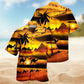Desert Sunlight Hawaiian Shirt For Summer Vacation, Beach Travel, And Casual Wear