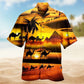 Desert Sunlight Hawaiian Shirt For Summer Vacation, Beach Travel, And Casual Wear