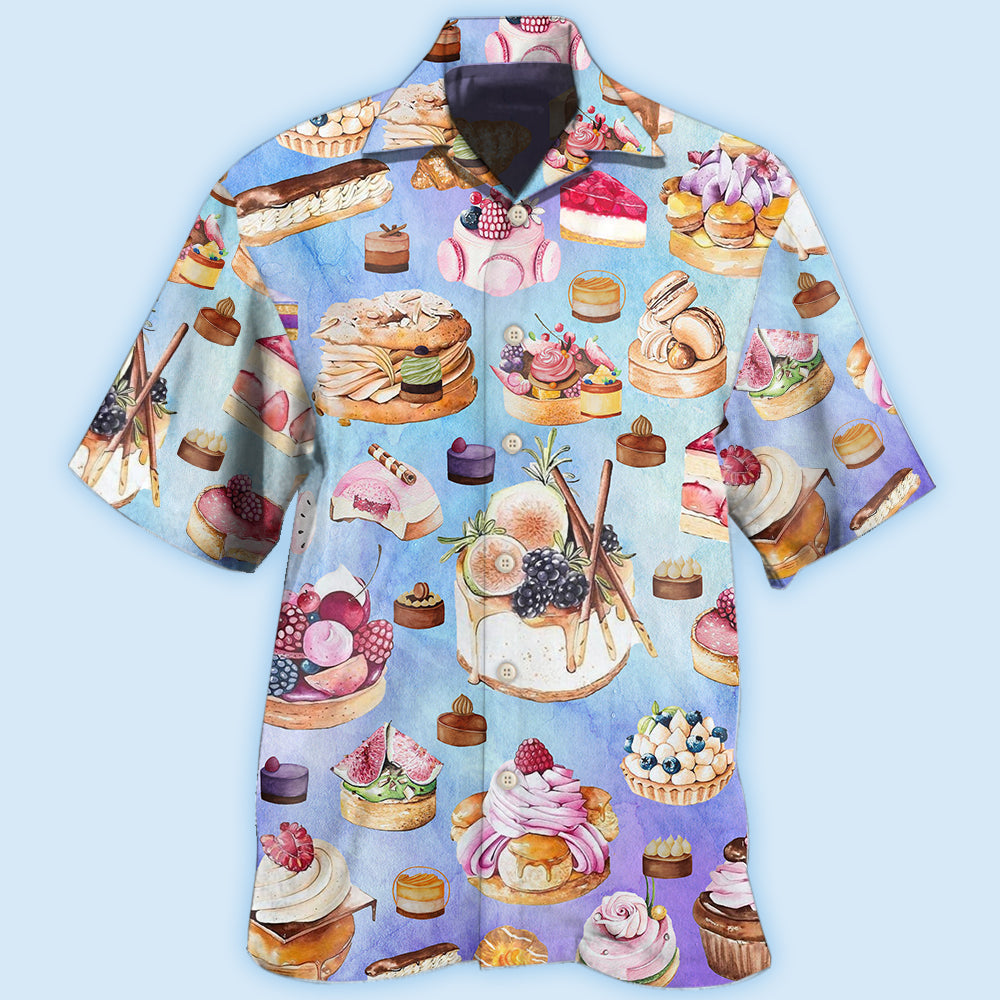 Purple Food Dessert Hawaiian Shirt For Poolside Relaxation And Sunny Getaways