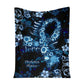Diabetes Awareness Flannel Blanket For Cozy Bedroom Sofa Decor