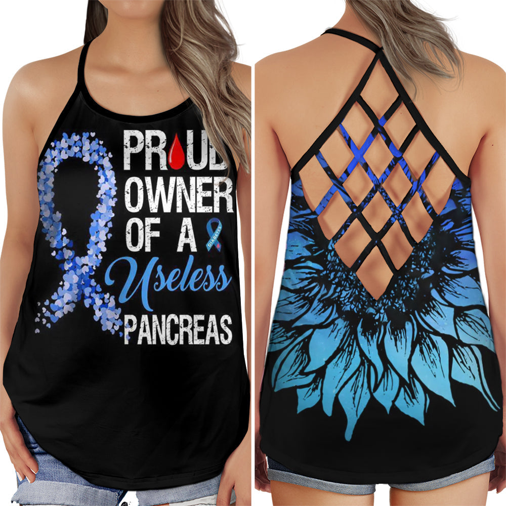 Diabetes Useless Pancreas Funny Hollow Tank Top For Community Events And Positive Support