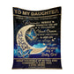 Diabetes Awareness Daughter Butterfly Flannel Blanket For Cozy Bedroom Sofa Decor