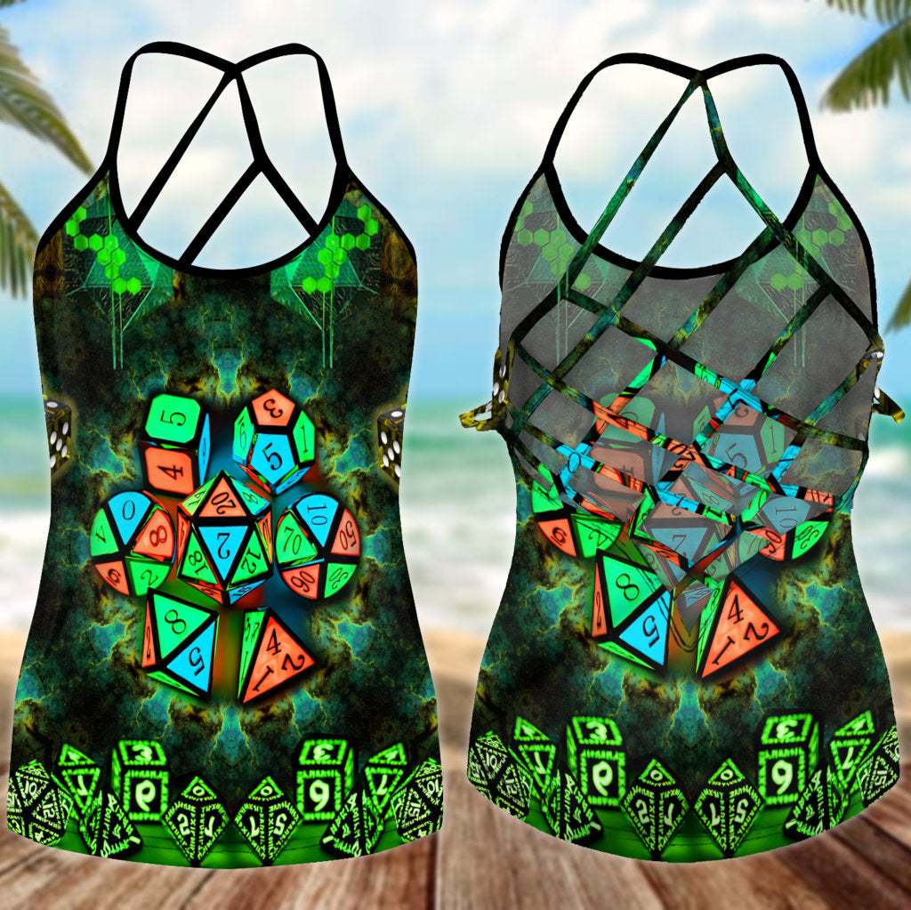 D20 Fullcolor Hollow Tank Top For Active Lifestyles And Weekend Style
