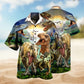 Dinosaur Roarsome Hawaiian Shirt For Coastal Getaways, Outdoor Gatherings, And Thoughtful Gift Giving