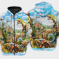 Dinosaur Rawrsome World Hoodie For Fantasy Lovers Casual Streetwear Travel And Everyday Comfort