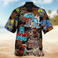Dinosaur Roar Hawaiian Shirt For Animal Lovers, Beach Travel, And Casual Summer Style