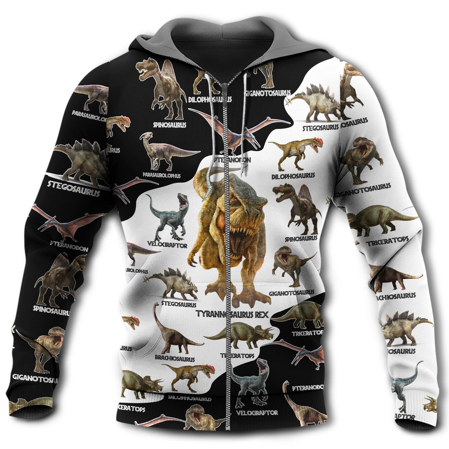 Happy Dinosaur Love World Hoodie For Mythical Adventures Weekend Outings And Thoughtful Gifting