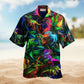 Skull Wolf Sheep Hawaiian Shirt Fabric Pattern Detail For Beach Days