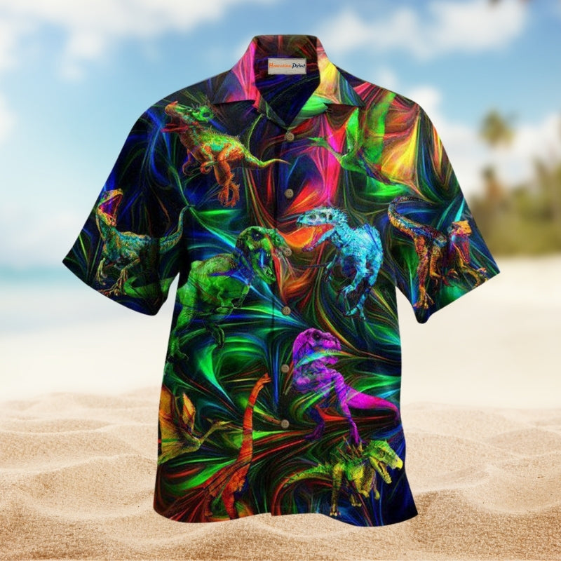Skull Wolf Sheep Hawaiian Shirt Fabric Pattern Detail For Beach Days