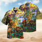 Colorful Dinosaur World Hawaiian Shirt For Resort Travel Summer Events And Thoughtful Casual Gifting