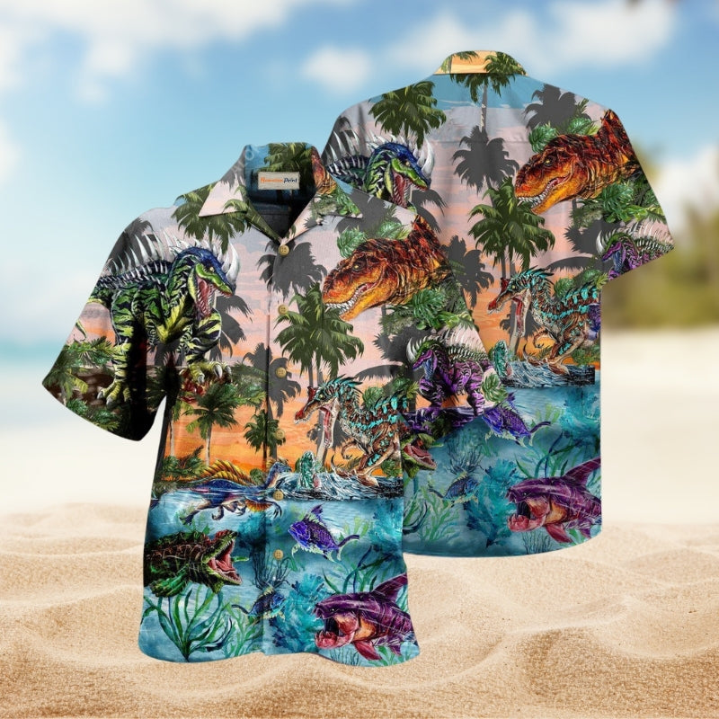 Gardening Plant Garden Birds Hawaiian Shirt Artwork View For Outdoor Gatherings