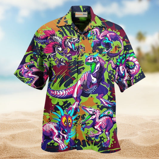Roaring Dinosaur Adventure Hawaiian Shirt For Island Adventures Beach Events And Thoughtful Gifting