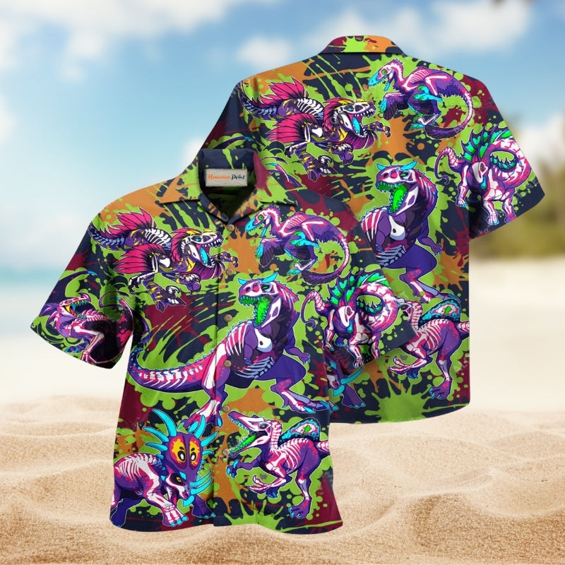 Roaring Dinosaur Adventure Hawaiian Shirt For Island Adventures Beach Events And Thoughtful Gifting