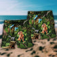 Dinosaur Roar Loud Adventure Beach Shorts Pattern Detail For Sunny Day Activities And Memorable Gift Ideas