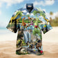 Festival Creative Pattern Hawaiian Shirt Creative Print View For Outdoor Gatherings