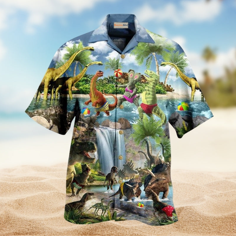 Festival Creative Pattern Hawaiian Shirt Creative Print View For Outdoor Gatherings