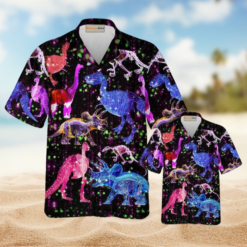 Dinosaurs World Summer Hawaiian Shirt For Island Getaways Beach Parties And Comfortable Vacation Style