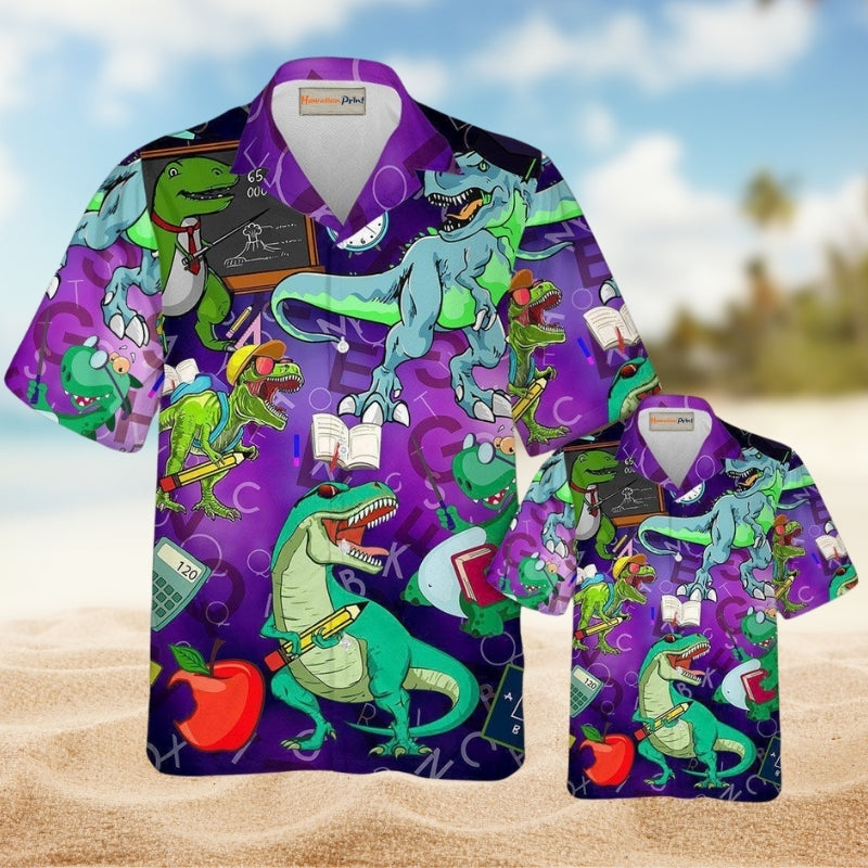 Dinosaurs World Summer Hawaiian Shirt For Resort Vacations Animal Fans And Casual Warm Weather Style