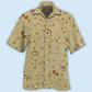 Dinosaur Pattern Hawaiian Shirt For Beach Days, Summer Outings, And Thoughtful Gift Giving