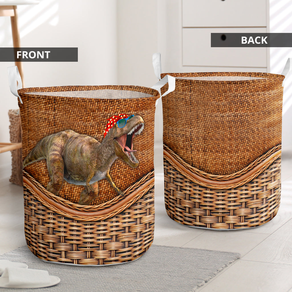 Dinosaur Love Beautiful Life Laundry Basket For Room Home Organizer