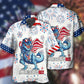 Dinosaur Independence Day Dinosaurus Hawaiian Shirt Pattern View For Lightweight Everyday Style