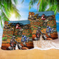 Dirt Bike Adventure Rider Life Beach Shorts Pattern View For Vacation Travel And Outdoor Fun