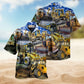 Dirt Never Hurt Bulldozer Hawaiian Shirt For Resort Getaways Outdoor Parties And Everyday Summer Wear