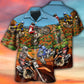 Dirt Bike Hawaiian Shirt With Detailed Graphic For Resort Holidays Beach Travel And Relaxed Casual Fashion
