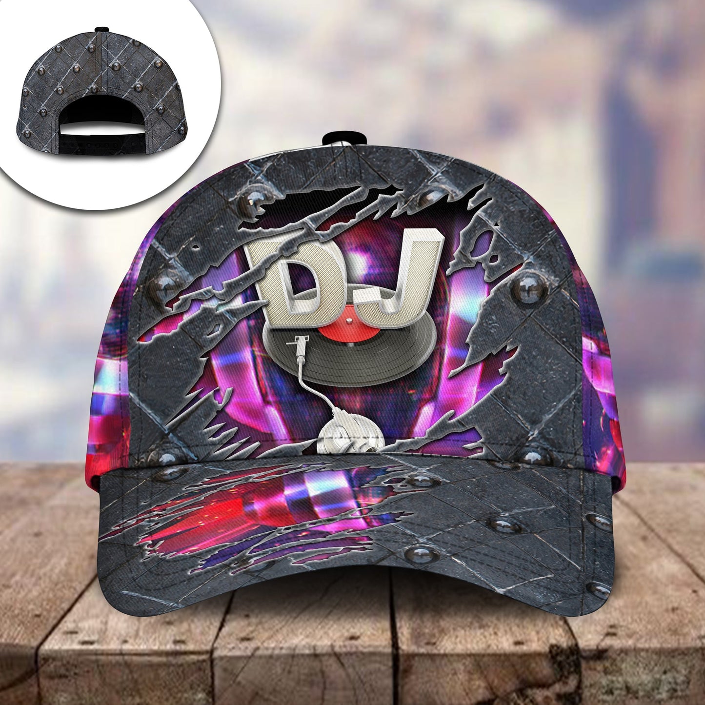 DJ Vintage Music Lover Classic Cap For Festivals Holidays And Comfortable Everyday Wear