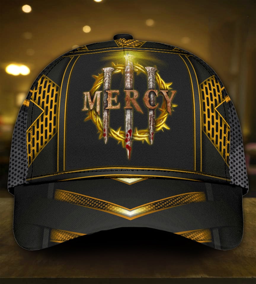 Divine Mercy Jesus Cross Faith Classic Cap For Everyday Outfits Coastal Travel And Gift Giving