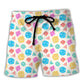Geometric Fantasy Roleplaying Dice Beach Shorts For Holiday Cruises And Versatile Outdoor Wear