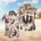 Doberman Autism Awareness Hawaiian Shirt For Summer Road Trip, Beach Party, And Resort Wear