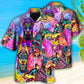 Colorful Artistic Doberman Hawaiian Shirt With All Over Print For Tropical Escapes Resort Wear And Outdoor Celebrations